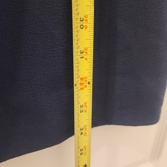 Dress the Population V-Neck Long Sleeve Midi Dress Blue Size M NWT #M617 - Picture 3 of 5